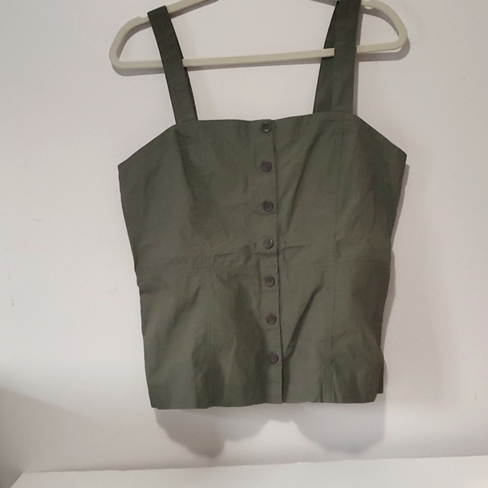 Banana Republic Button Front Tank Top
